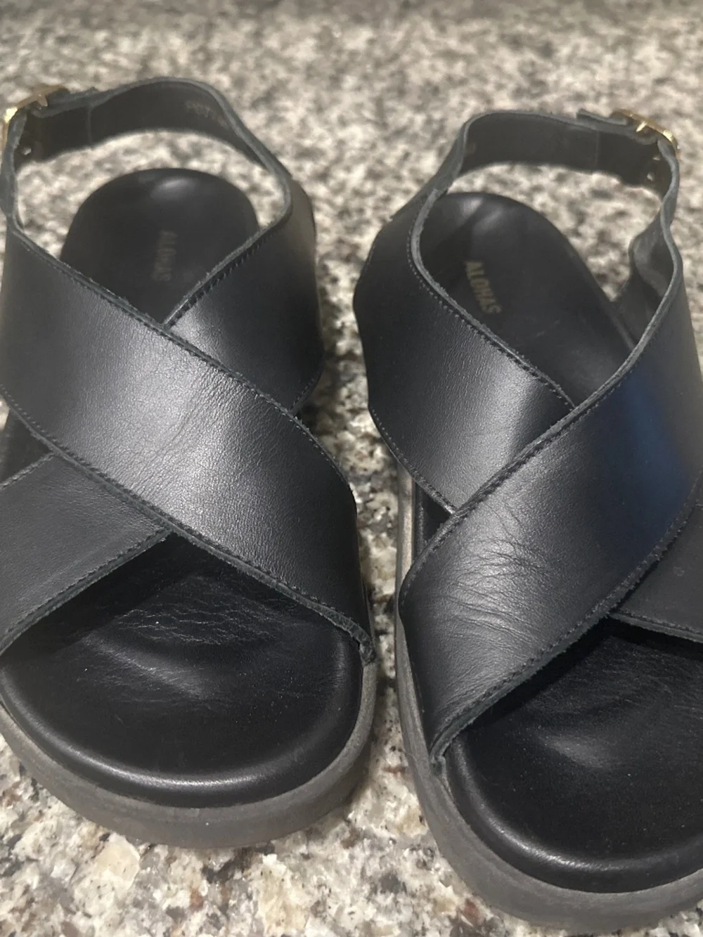 Alohas Black sandals